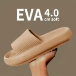 Non-Slip Striped EVA Men's Slides