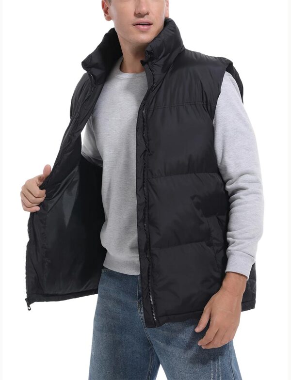 Men's Quilted Puffer Vest Sleeveless Jacket