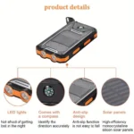 Super 30000mAh USB Portable Charger Solar Power Bank